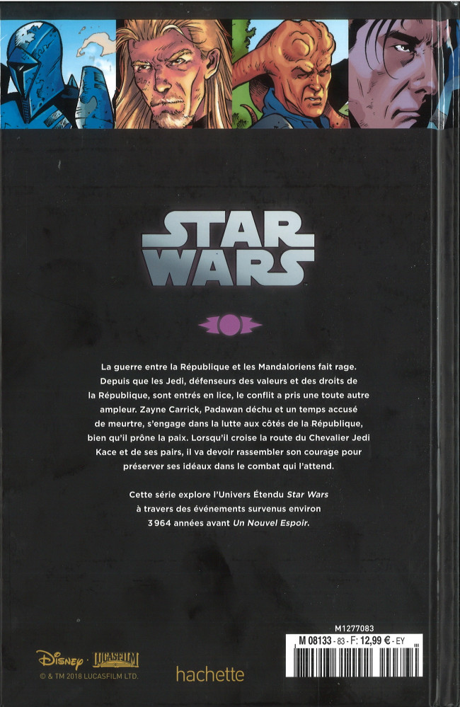 Verso de l'album Star Wars - Légendes - La Collection Tome 83 Chevaliers de L'Ancienne République - IX. Le Dernier Combat