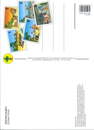 Verso de l'album Cactus Club Tome 5 Écran total