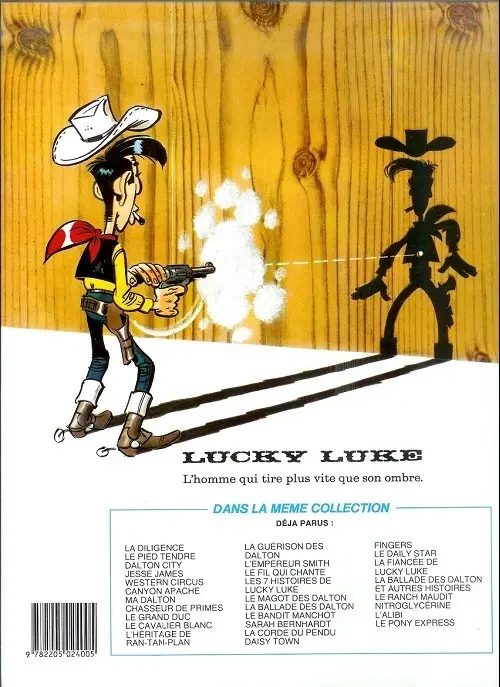 Verso de l'album Lucky Luke Tome 51 Daisy Town