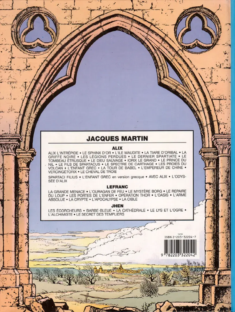 Verso de l'album Jhen Tome 6 Le lys et l'ogre