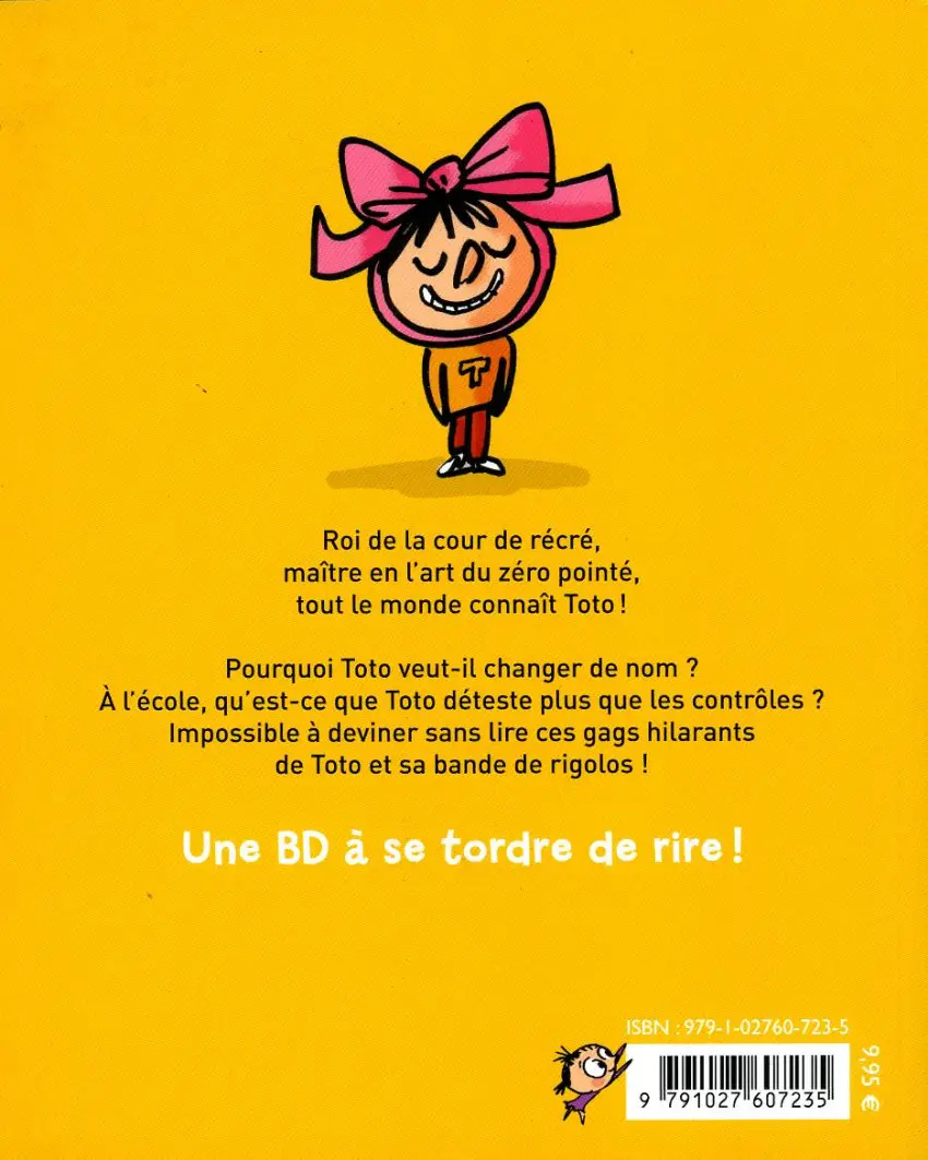 Verso de l'album Toto Tome 7 T'es pas un cadeau !