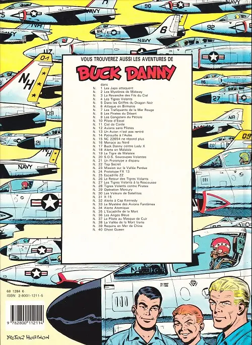 Verso de l'album Buck Danny Tome 15 NC-22654 ne répond plus