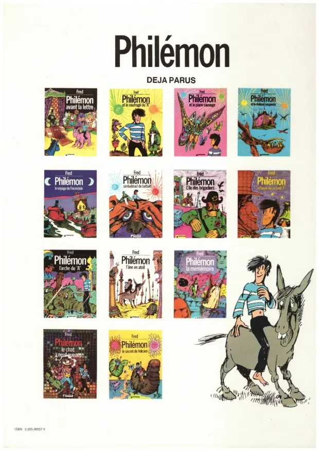 Verso de l'album Philémon Tome 2 Philémon et le piano sauvage