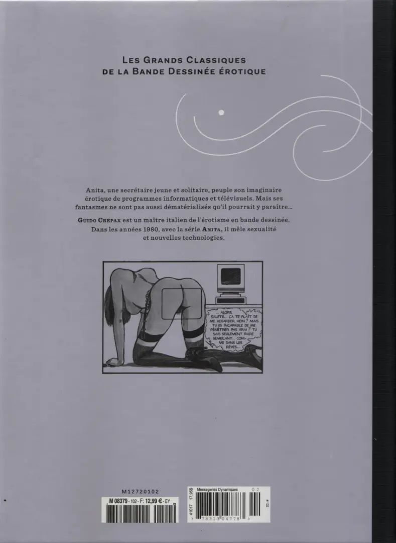 Verso de l'album Les Grands Classiques de la Bande Dessinée Érotique - La Collection Tome 102 Anita - Tome 3