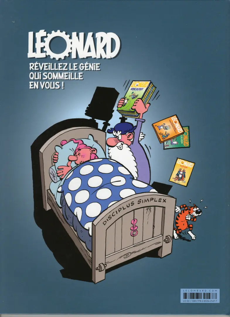Verso de l'album Léonard Tome 36 Le génie se gondole