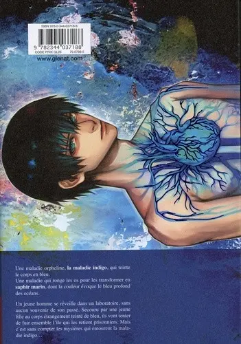 Verso de l'album Blue Phobia