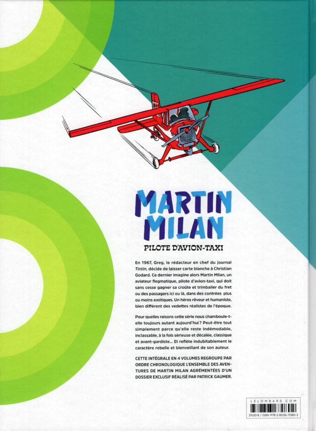 Verso de l'album Martin Milan 2ème Série 3 Intégrale 3