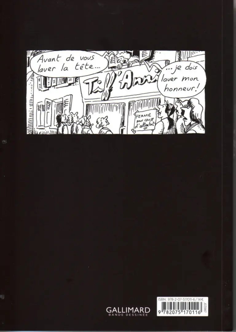 Verso de l'album Les dessous de Saint-Saturnin 2 Tiff'Annie