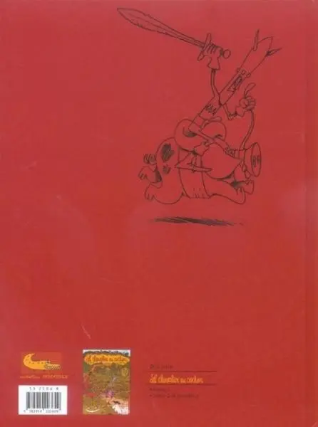 Verso de l'album Le Chevalier au cochon