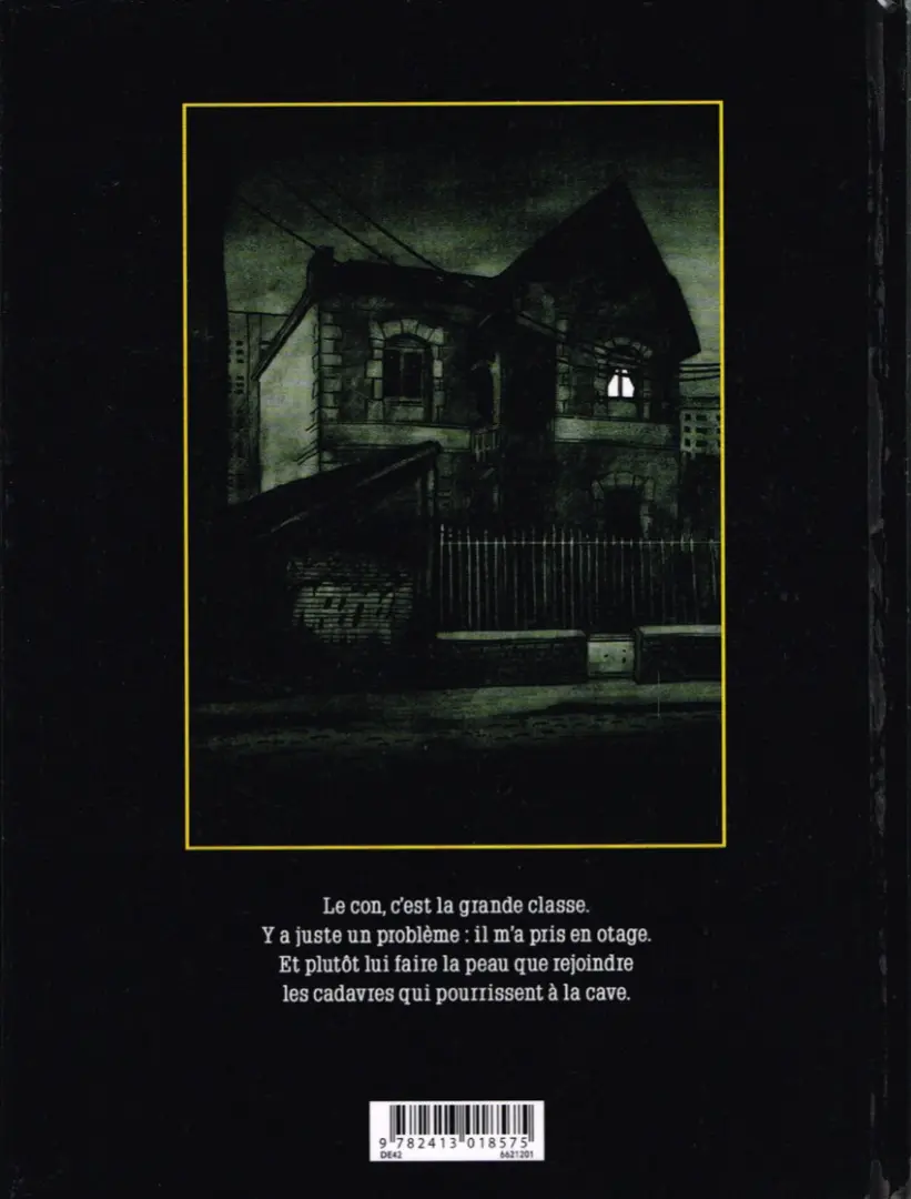 Verso de l'album La cage aux cons