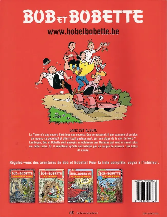 Verso de l'album Bob et Bobette Tome 182 Les lutins de cuivre