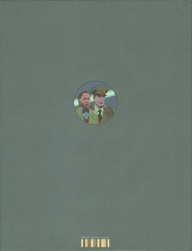 Verso de l'album Blake et Mortimer Le Dernier Pharaon