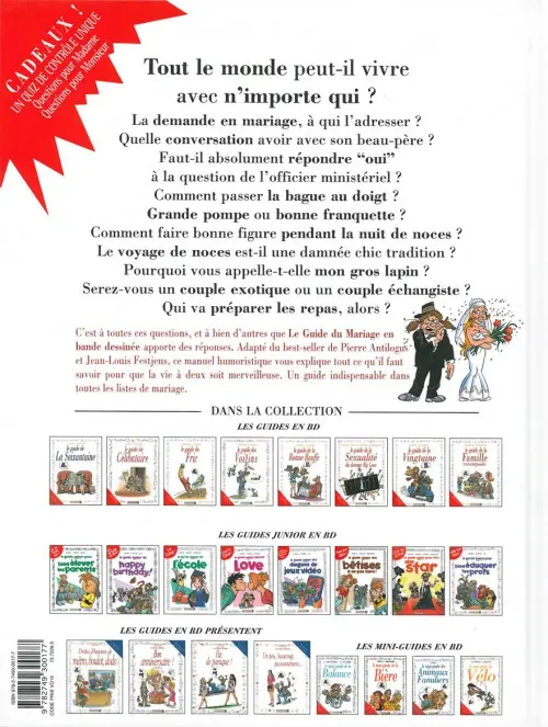 Verso de l'album Le Guide Tome 22 Le guide du mariage