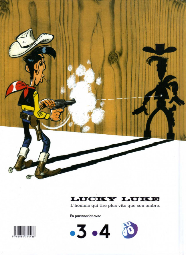 Verso de l'album Lucky Luke Tome 32 La Diligence