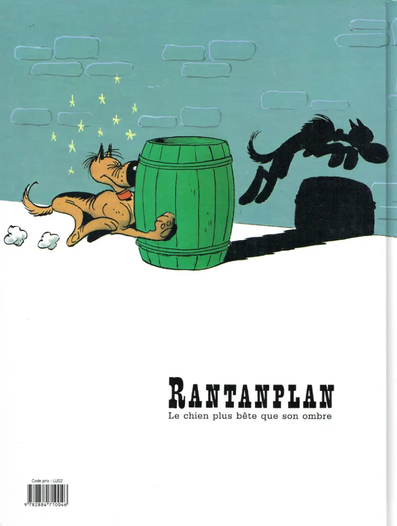 Verso de l'album Rantanplan Tome 1 La mascotte