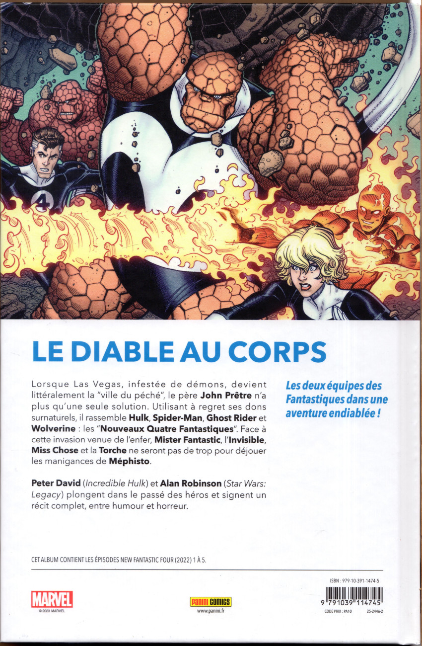 Verso de l'album New Fantastic Four L'enfer, c'est les autres