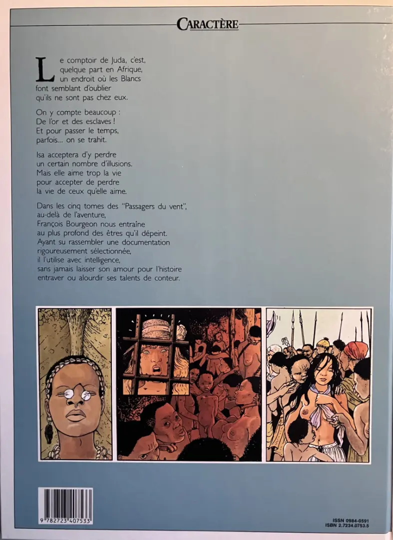 Verso de l'album Les Passagers du vent Tome 3 Le comptoir de Juda