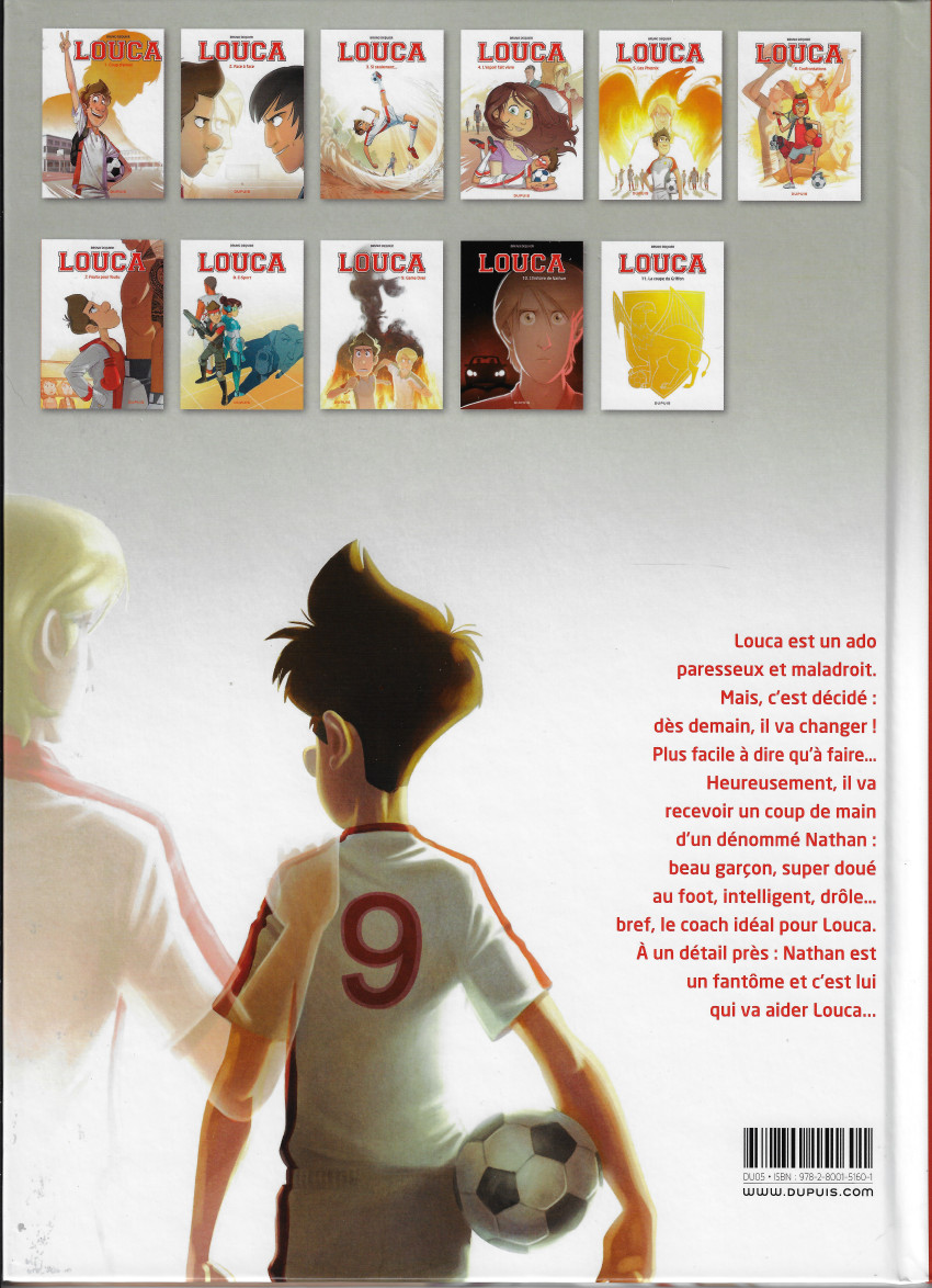 Verso de l'album Louca Tome 1 Coup d'envoi