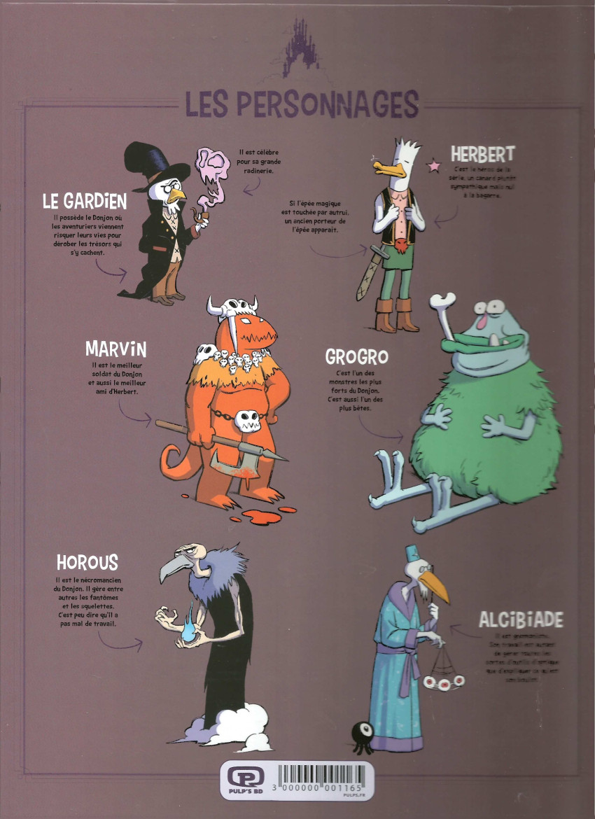 Verso de l'album Donjon Parade Tome 12 Chaos crescendo