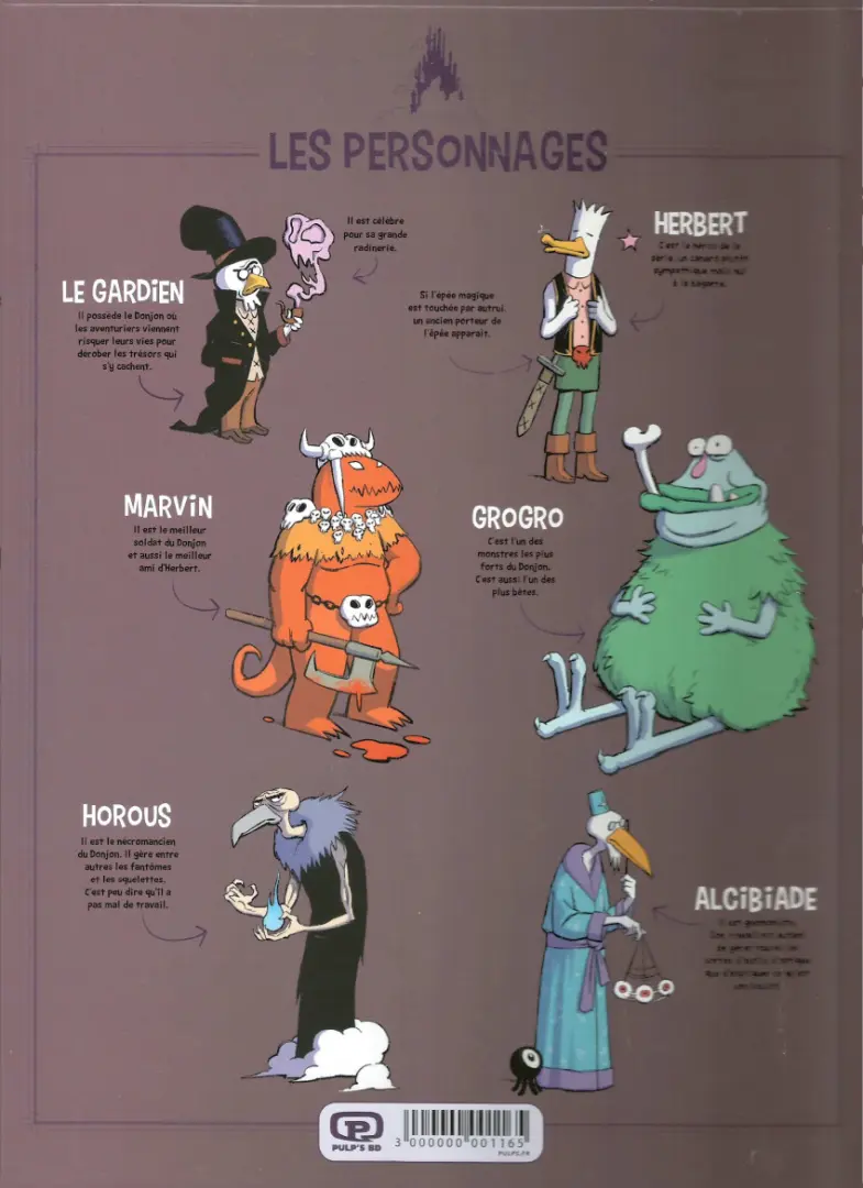 Verso de l'album Donjon Parade Tome 12 Chaos crescendo