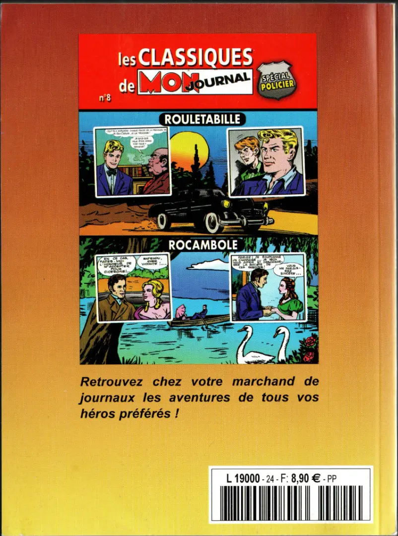 Verso de l'album Akim Album N° 24