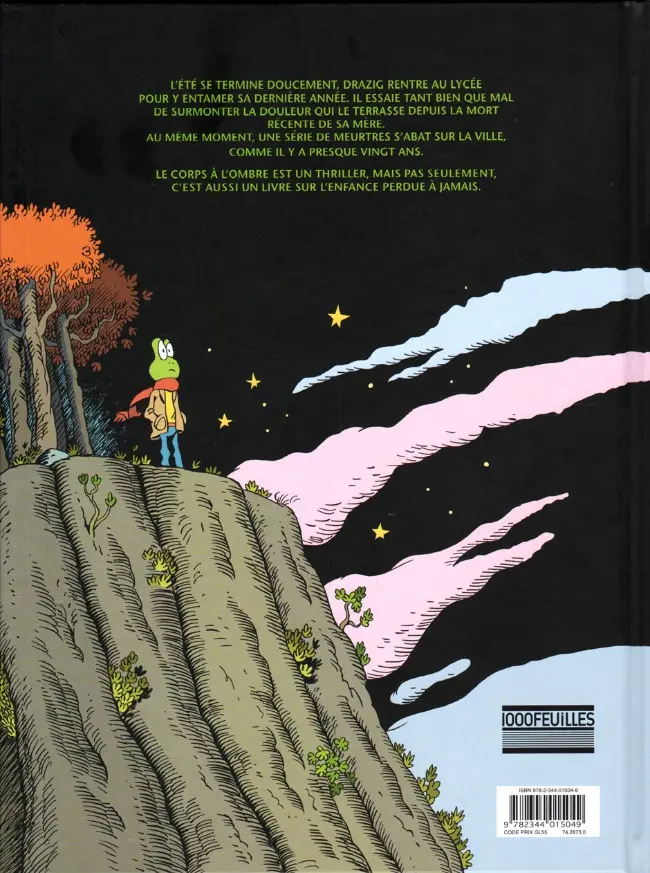 Verso de l'album Le Corps à l'ombre