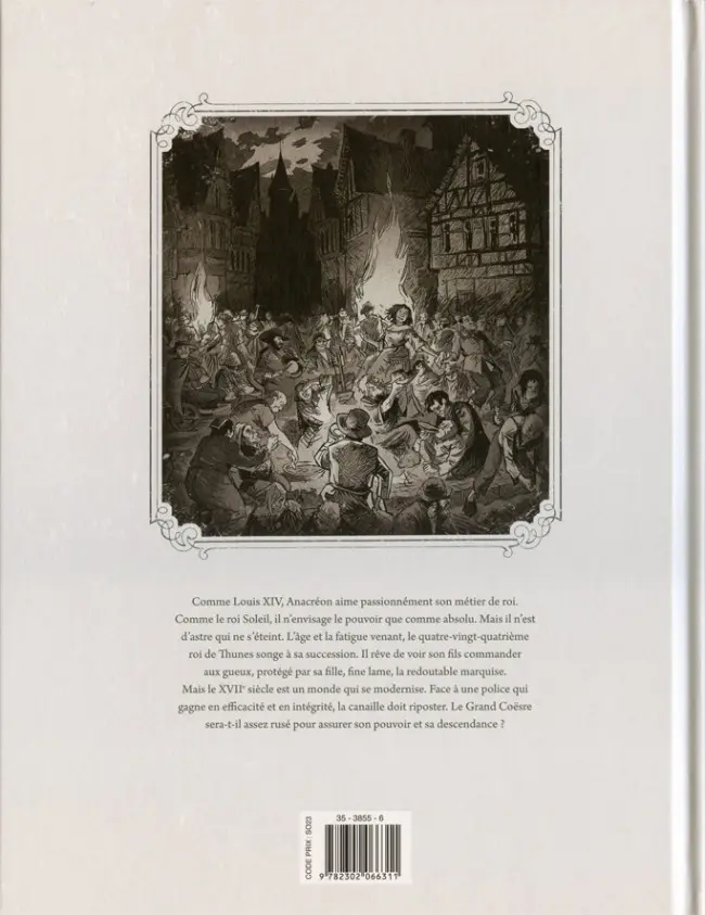 Verso de l'album La Cour des miracles Tome 1 Anacréon, Roi des gueux