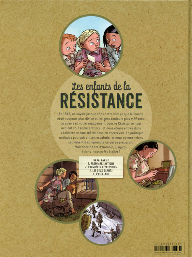 Verso de l'album Les Enfants de la Résistance Tome 4 L'escalade