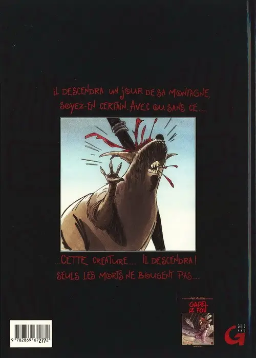 Verso de l'album Gadel le fou Tome 2 L'esprit du prince