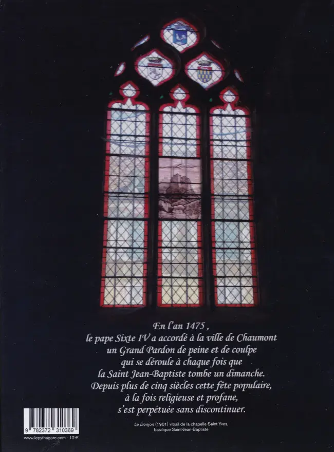 Verso de l'album Grand Pardon de Chaumont