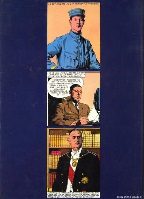 Verso de l'album Il était une fois... Tome 1 De Gaulle