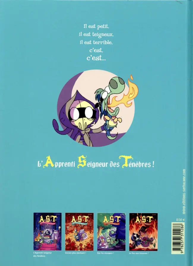 Verso de l'album A.S.T. - L'Apprenti Seigneur des Ténèbres Tome 5 Aventures baveuses
