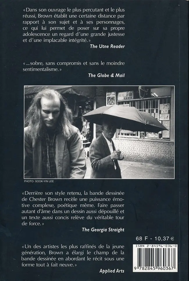 Verso de l'album Je ne t'ai jamais aimé