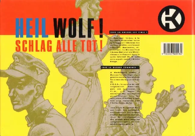Verso de l'album Kriegspiel