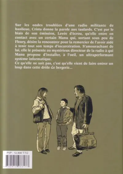 Verso de l'album Levée d'écrou