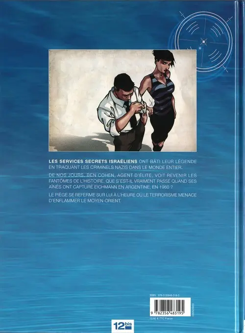 Verso de l'album Agents du Mossad Tome 2 La traque