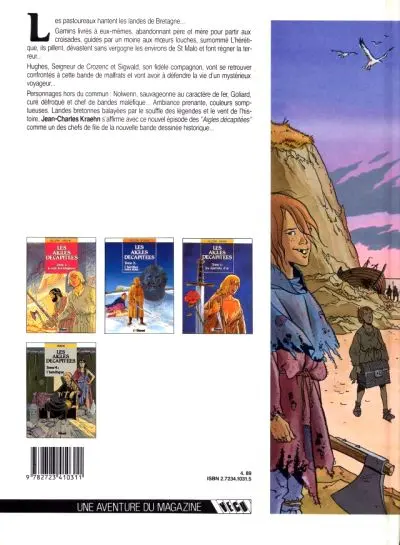Verso de l'album Les Aigles décapitées Tome 4 L'hérétique