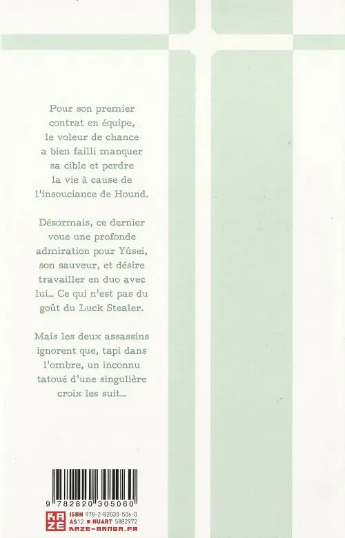 Verso de l'album Luck Stealer Tome 7
