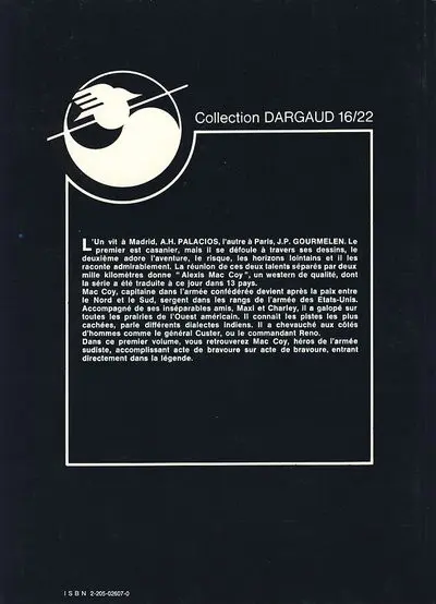 Verso de l'album Mac Coy Tome 6 Wanted Mac Coy