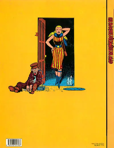 Verso de l'album Mad Tome 3 les bandes décimées de Mad