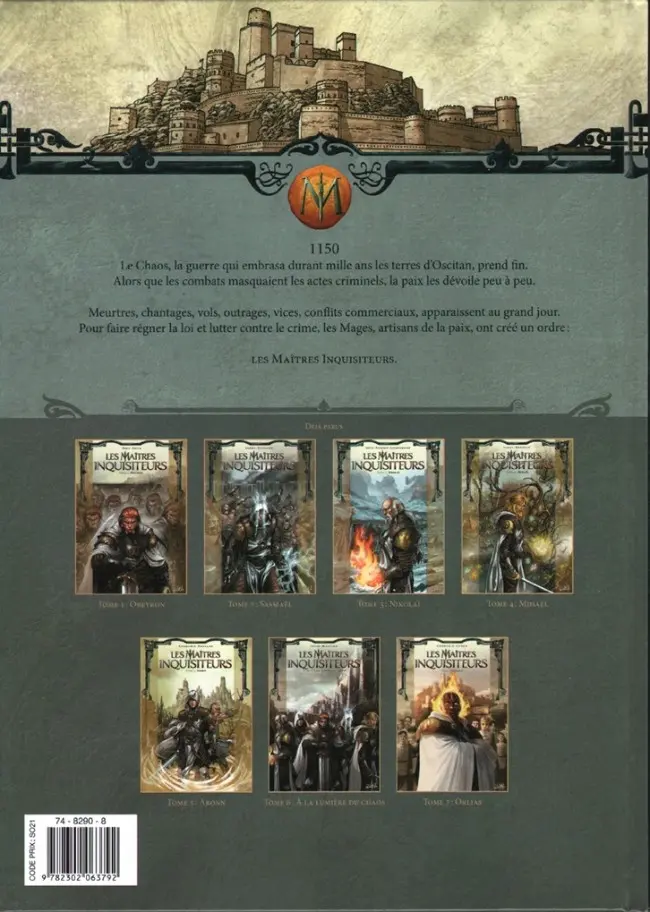 Verso de l'album Les Maîtres inquisiteurs Tome 7 Orlias