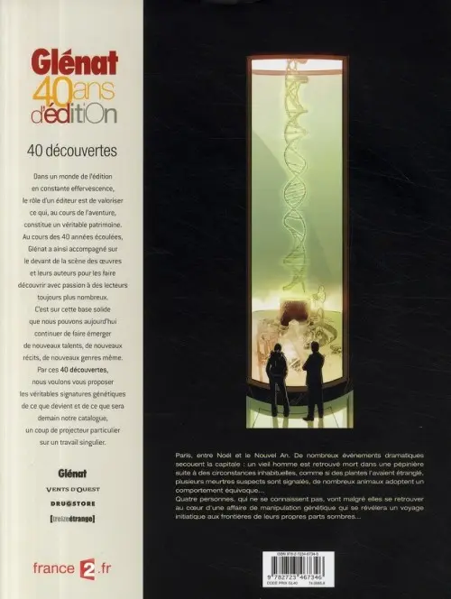 Verso de l'album Nuisible Tome 1 Résonance