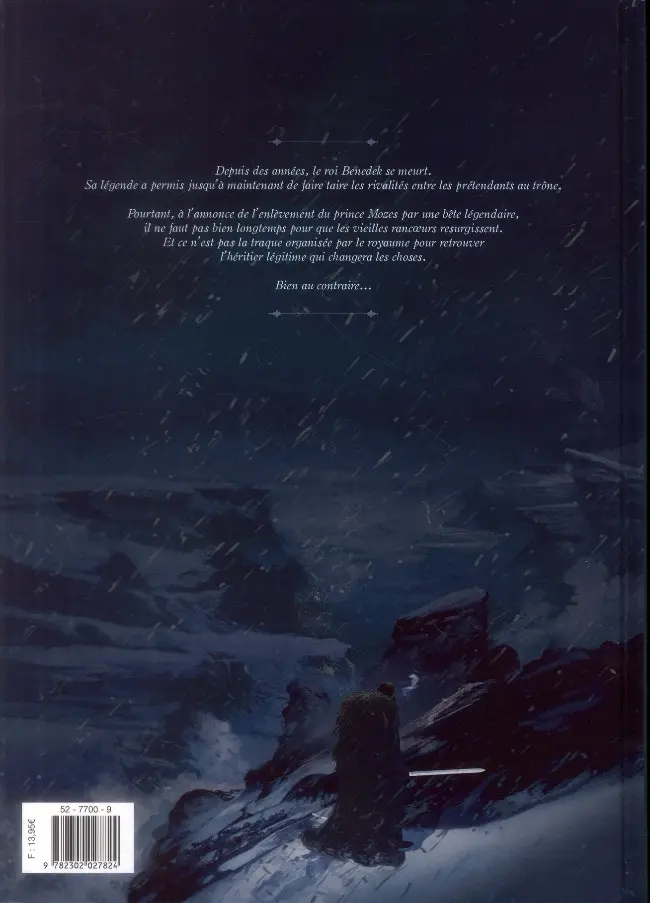 Verso de l'album L'Ombre blanche Tome 1 La traque du Sans-Nom