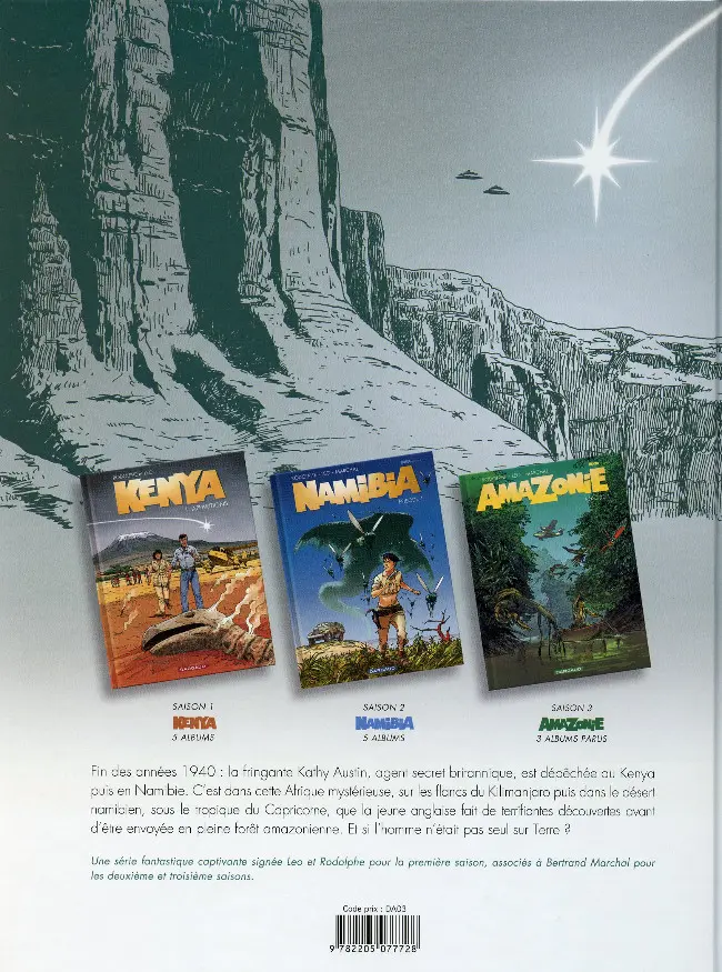 Verso de l'album Amazonie Épisode 3