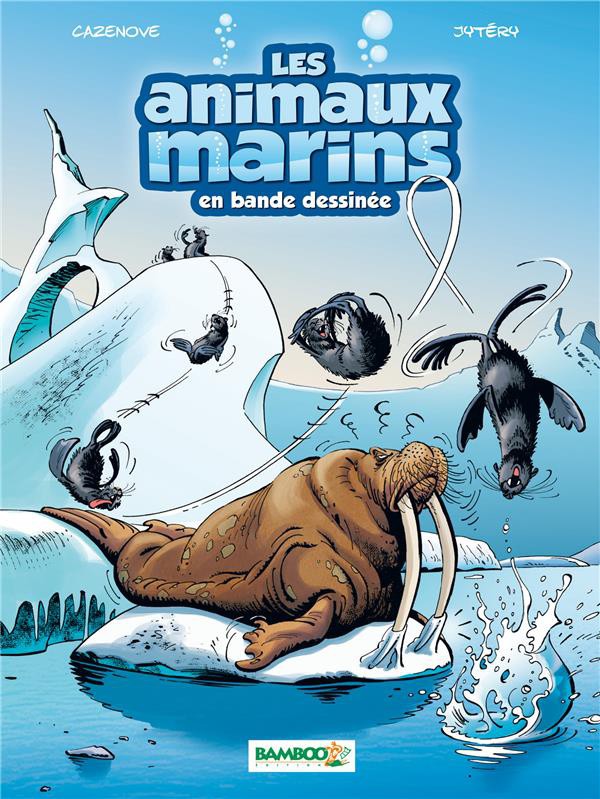Couverture de l'album Les Animaux marins en bande dessinée Tome 4