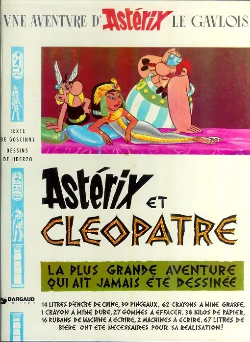 Couverture de l'album Astérix Tome 6 Astérix et Cléopâtre