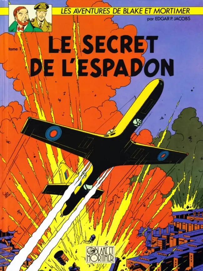 Couverture de l'album Blake et Mortimer Tome 1 Le Secret de l'Espadon