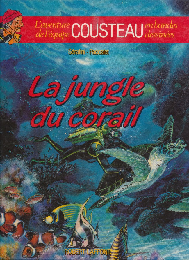 Couverture de l'album L'Aventure de l'équipe Cousteau en bandes dessinées Tome 2 La jungle du corail