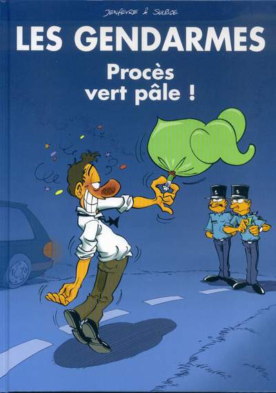 Couverture de l'album Les Gendarmes Tome 2 Procès vert pâle !