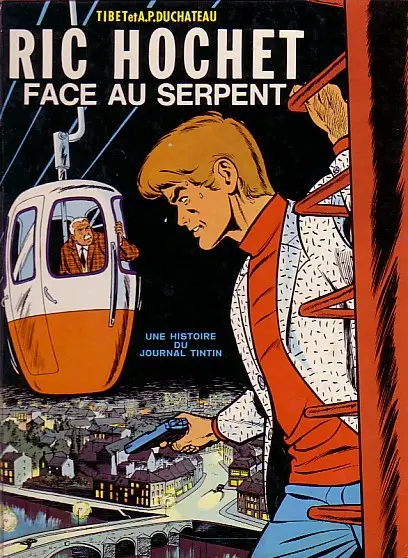 Couverture de l'album Ric Hochet Tome 8 Ric Hochet face au serpent